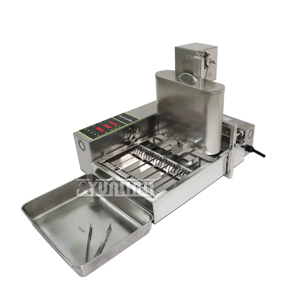 Machine de production de beignets entièrement automatique intelligente, machine de bureau, acier inoxydable, température constante