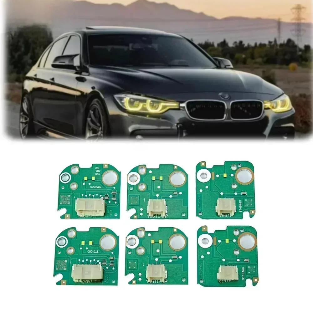 BMW F30 F31 DRL Angel Eyes Żółte światła LED do jazdy dziennej 6V Modernizacja dla 320i 330i 340i 2016-2019 Światło przedniego zderzaka | TUPUSI — 2