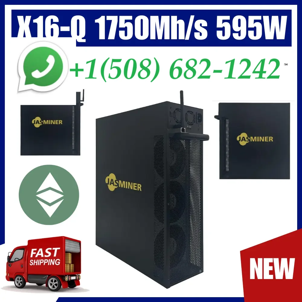 

Промо-акция, купите 5 и получите 3 бесплатных JASMINER X16-Q 1750MH 595 Вт-ETC OCTA ZIL 8G тихий Wi-Fi | EndlessMining™️