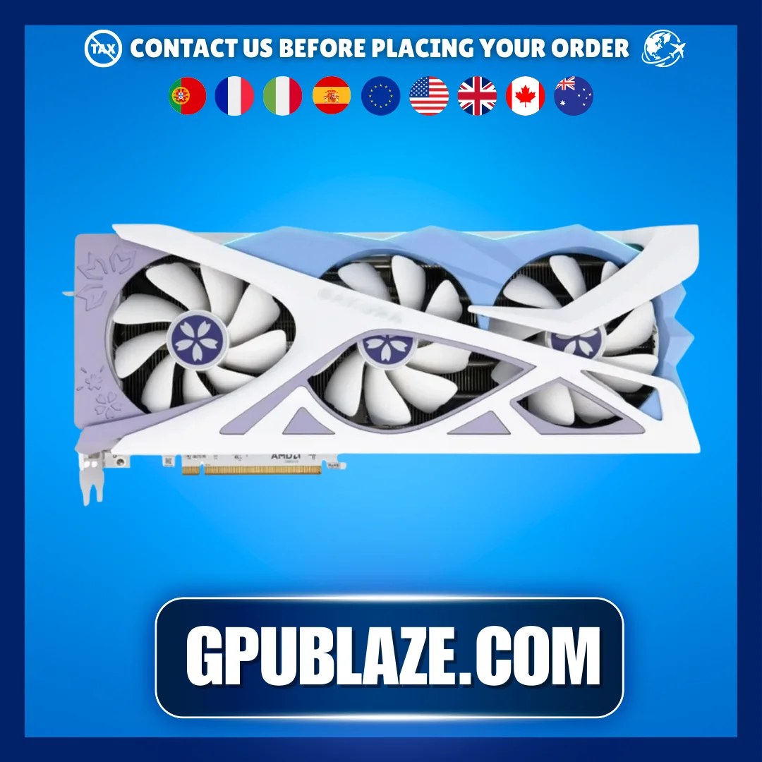 بطاقة رسومات مستعملة Yeston RX 7700XT ، وحدة معالجة الرسوميات للألعاب ، فيديو ، 12G D6 ، 16G D6 ، 7800XT