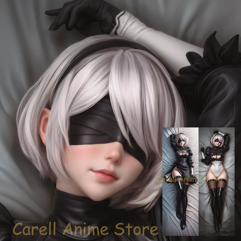 

Dakimakura 2B Anime Double-Sided Print Life-size Body Pillow Cover Pillowcase