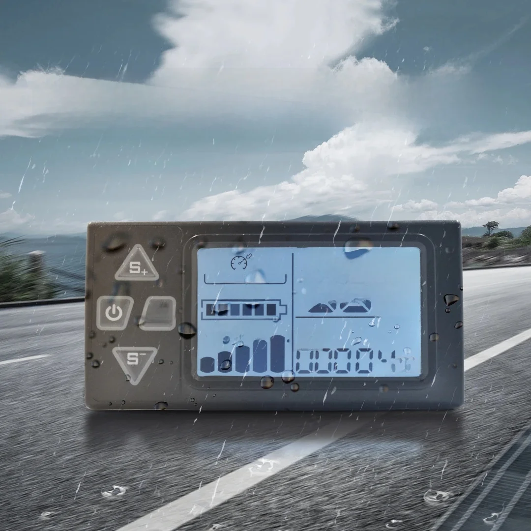 AliExpress Mcezdy UART2 S861 Electric Bike Colorful LCD Display Meter IP65 Waterproof Connection Plug Ebike intelligent Display Electric Bike