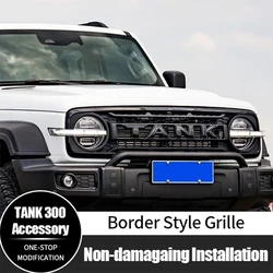 For GWM Tank 300 Grille High Quality ABS Grille Auto Parts Car Exterior Accessories Border Style Front Grille