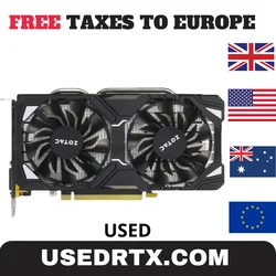 ZOTAC GTX 1060 6GB Graphics Card GTX 1060-6GD5 Video Cards GPU Desktop PC Computer Game Screen Map RTX 2060 GTX 750 950 Videocar