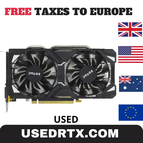 ZOTAC GTX 1060 그래픽 카드, GPU 데스크탑 PC 컴퓨터 게임 화면 지도, RTX 2060 GTX 750 950 비디오카, 6GB, GTX 1060-6GD5 