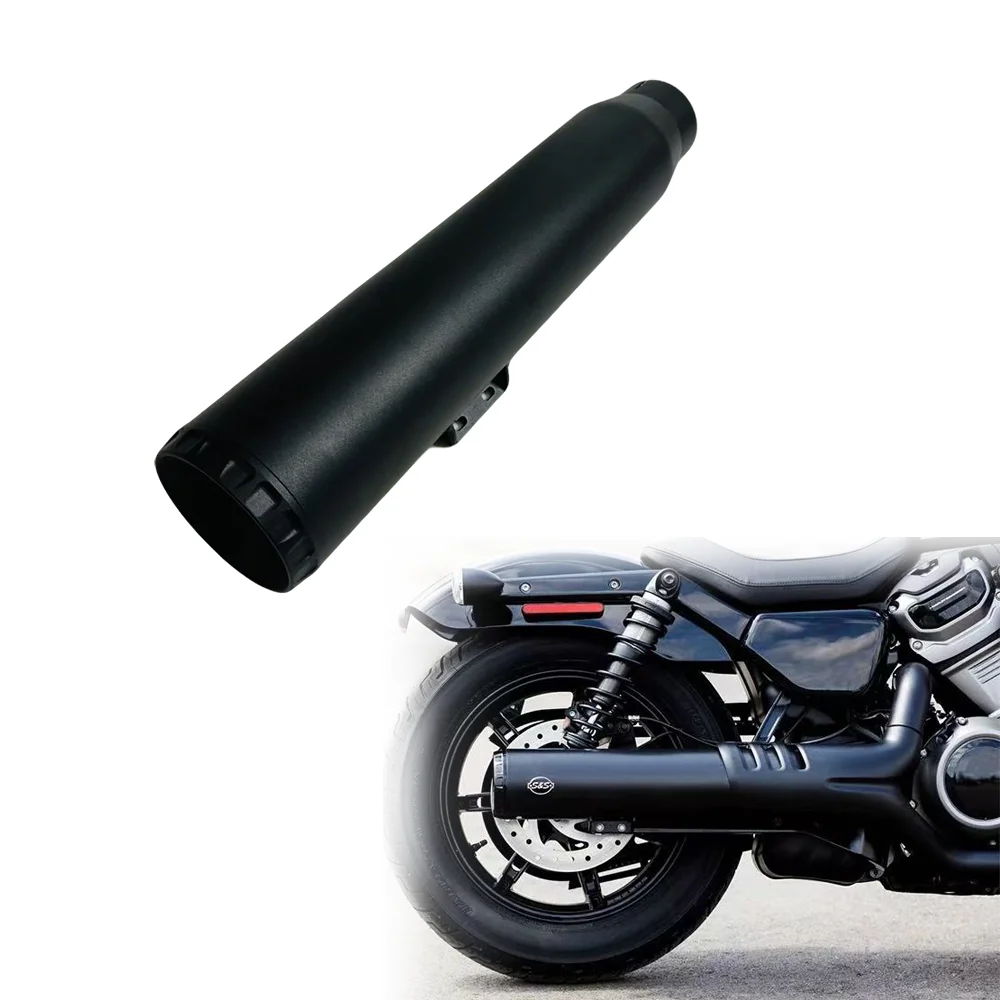 

Мотоциклетные 4,5-дюймовые черные глушители без выхлопа, подходят для Harley Nightster 975