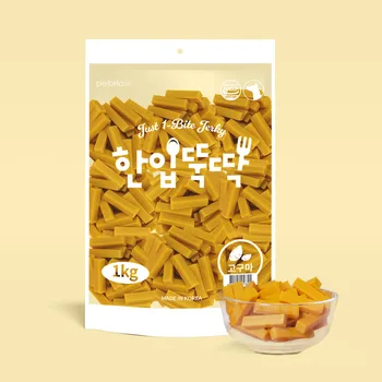 한입뚝딱 대용량 강아지져키 간식 고구마 1kg