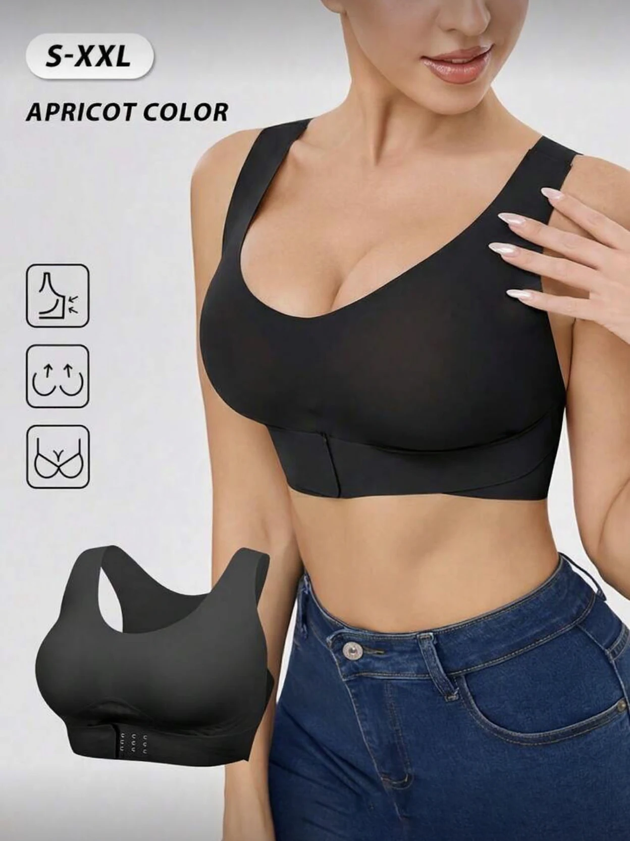 Sujetador para mujer de nylon