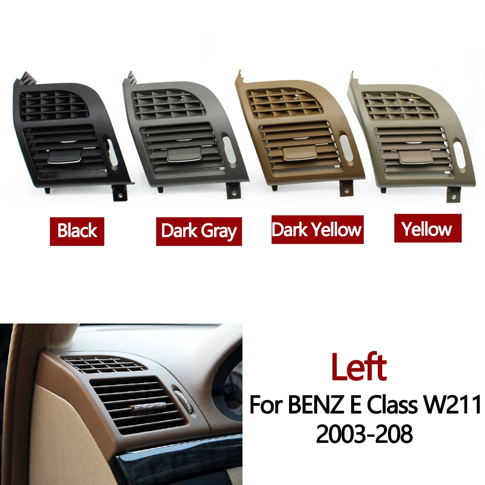 Car Left Right Air Conditioner Air Vent Grille Outlet Panel Cover For Mercedes BENZ E-Class W211 2003 2004 2005 2006 2007 2008