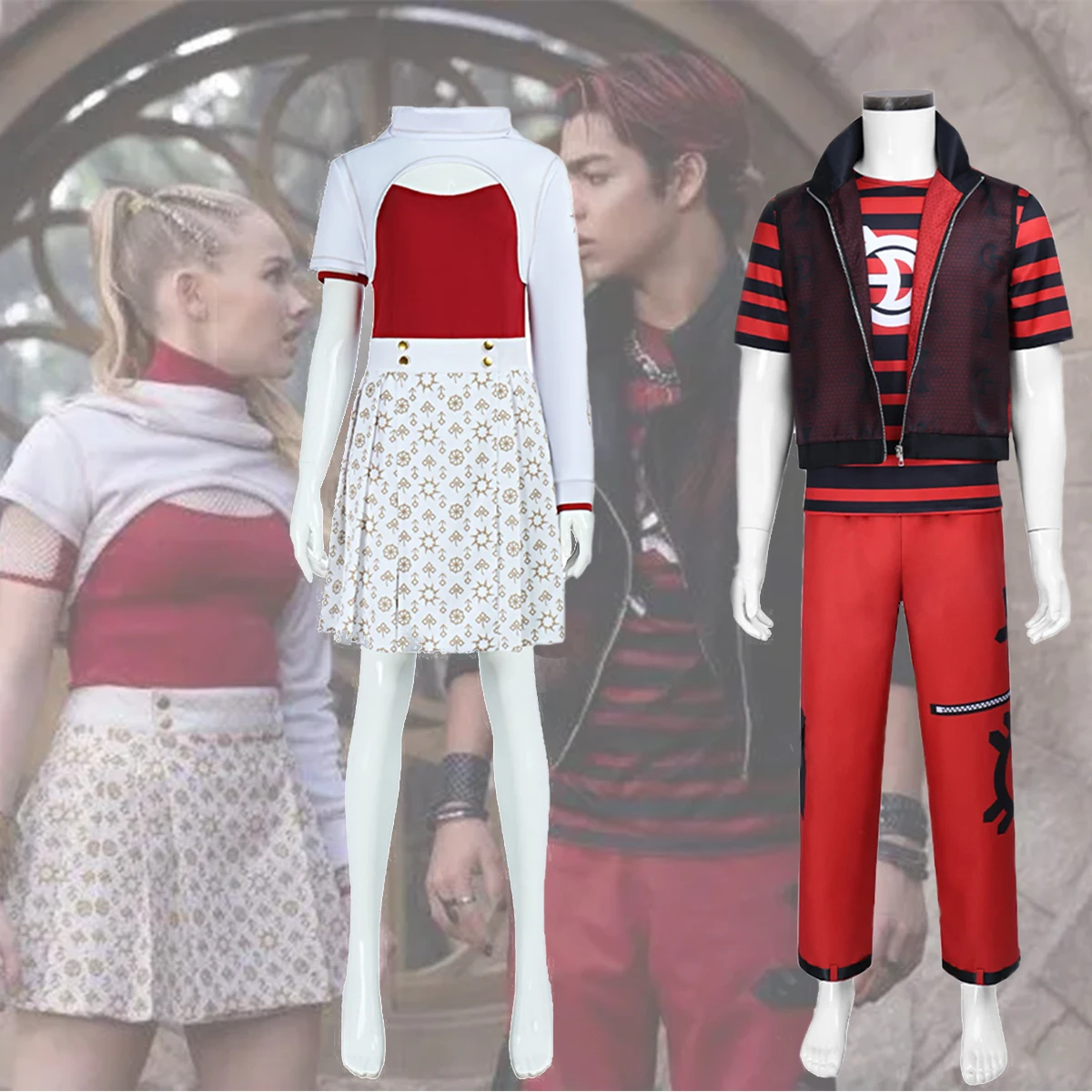 

2025 Adult Zombie 4 Couple Costume Women Men Nightwalker Vampire Victor and Daywalker Nova Cosplay Outfit Halloween Costume