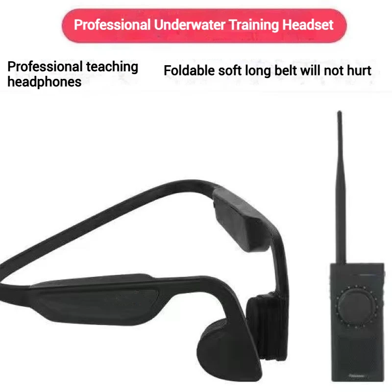 

Bone Conduction Swim Teach Train Special Headset Underwater Professional Waterproof Earphone Wireless Intercom Host Headset