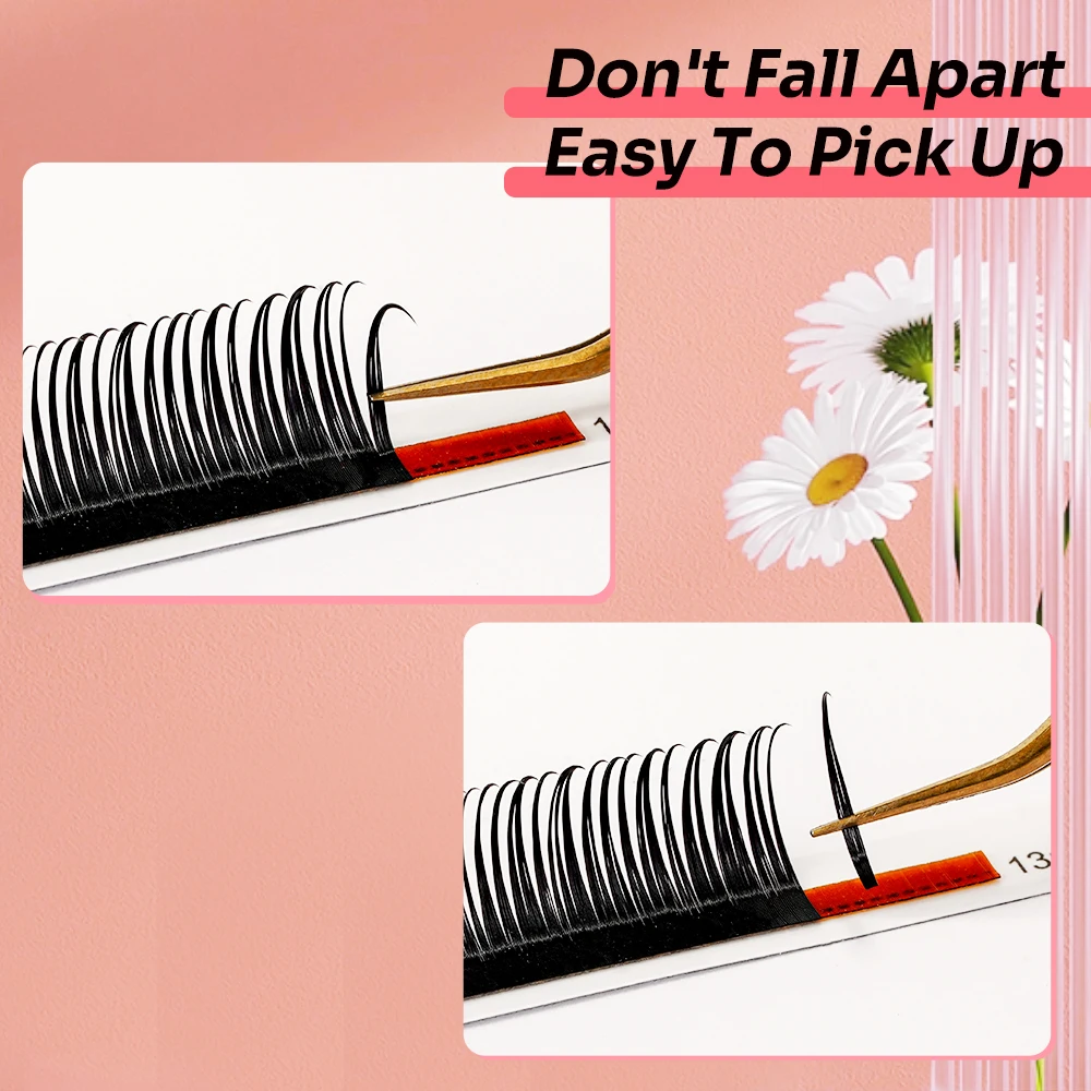 Ресницы Quewel для манги, искусственные ресницы, Cluster, естественный вид, Wispy Lashes C/D 0,07 мм, влажные ресницы, косплей, форма ресниц, макияж