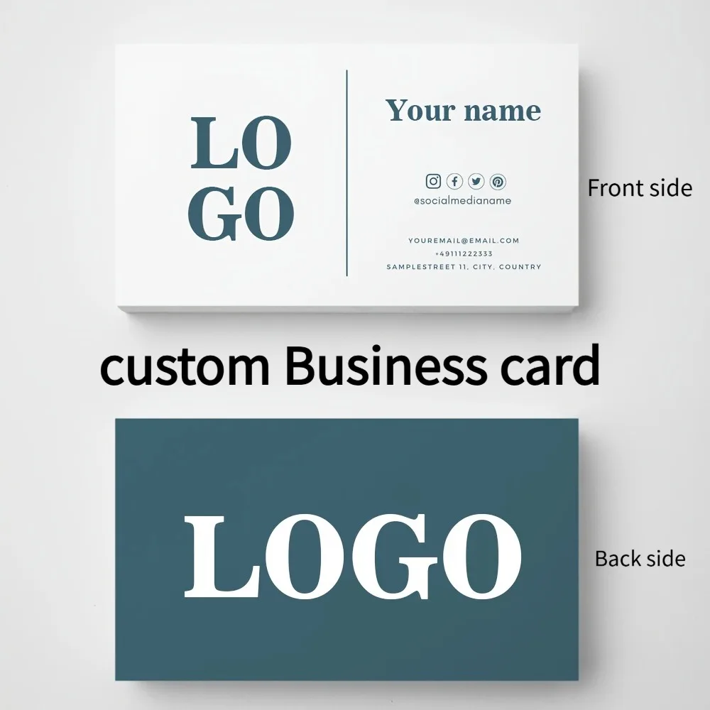 Custom Business Cards | Professional Custom Double-Sided Photo Printing, 300G Premium Copperplate Paper, Providing Personalized