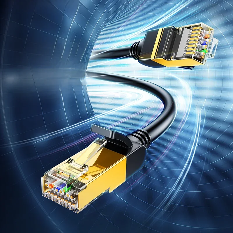 UGREEN Cat 7 kabel Ethernet szybki, płaski Gigabit STP RJ45 przewód LAN 10 gb/s sieci kabel Patch kod do routera Ethernet — zdjęcie produktu 7