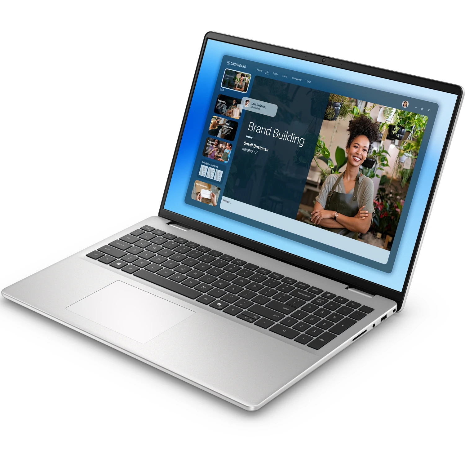 Бизнес-ноутбук Dell 16, сенсорный экран FHD 16 дюймов, Intel Core 7-150U, до 64 ГБ ОЗУ, Wi-Fi 6E, клавиатура с подсветкой, Windows 11 Home