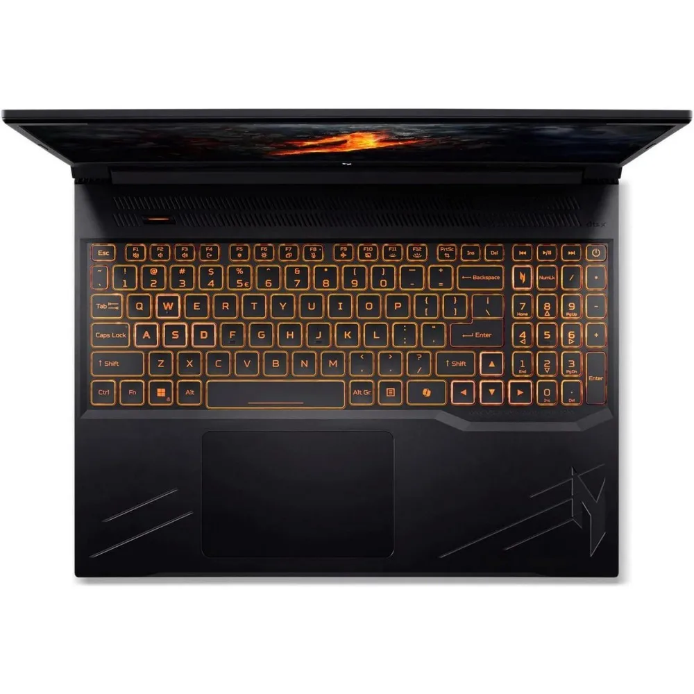 Игровой ноутбук Acer Nitro V 16 дюймов, AMD Ryzen 7-8845HS,NVIDIA GeForce RTX 4060,32 ГБ RAM,2 ТБ SSD,Windows 11, черный