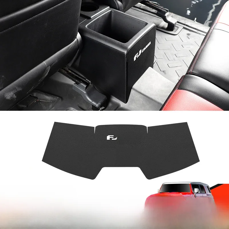 Center Armrest Box Anti Kick Pad Sticker Modification For Toyota FJ Cruiser Storage Box Protective Sticker Car Accessories