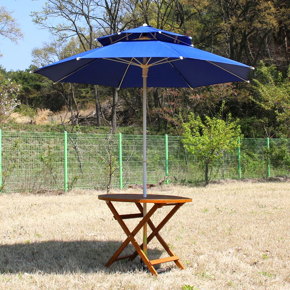 Domestic octagonal two-stage parasol large DG shade Pansion