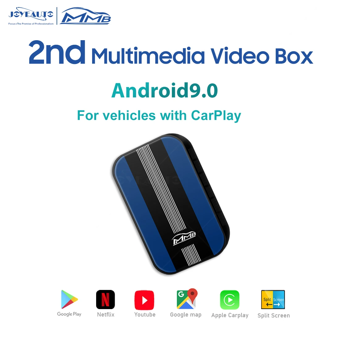 MMB Android 9 Apple Carplay Dongle Streaming Meadia Box For Hyundai Mirror Link Netflix TV Video Player GPS Wifi Car Accessories