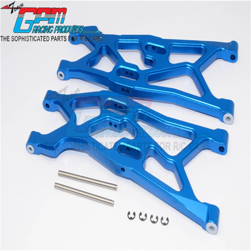 GPM ALUMINIUM FRONT LOWER SUSPENSION ARM - 1PR SET For AXIAL 1/8 YETI XL 90032 Upgrade