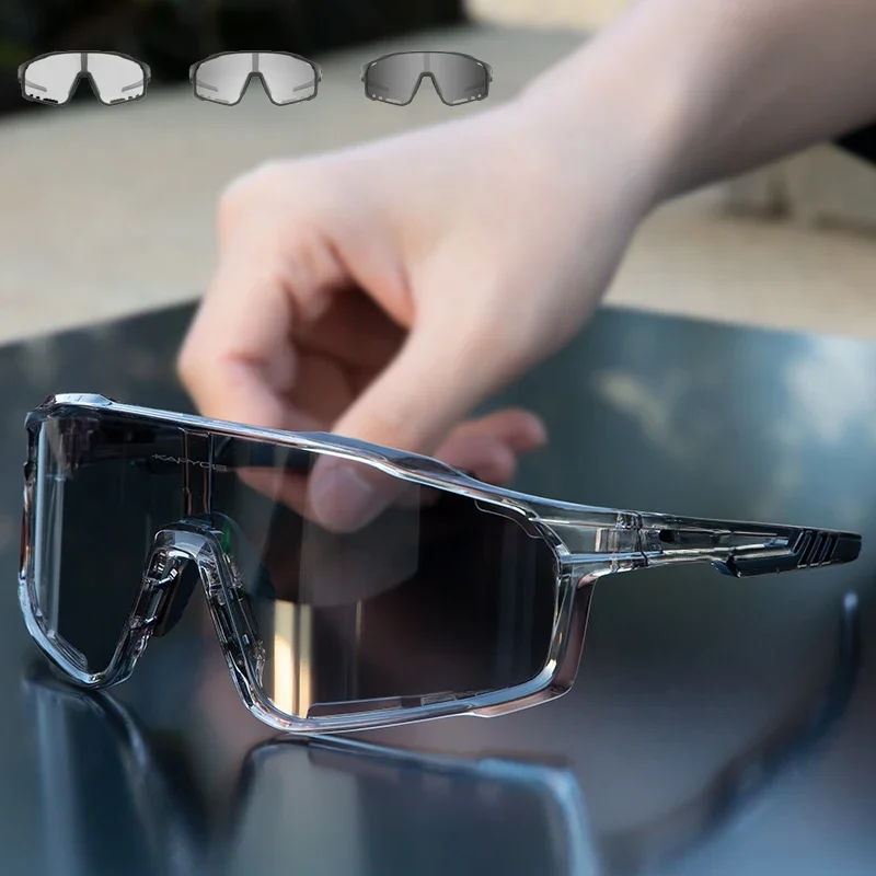 AliExpress kapvoe Kapvoe Outdoor Photochromic Sunglasses Anti-fog Cycling Glasses Bike Bicycle Men Women Sports Hiking MTB UV400 Anti-fog Goggles