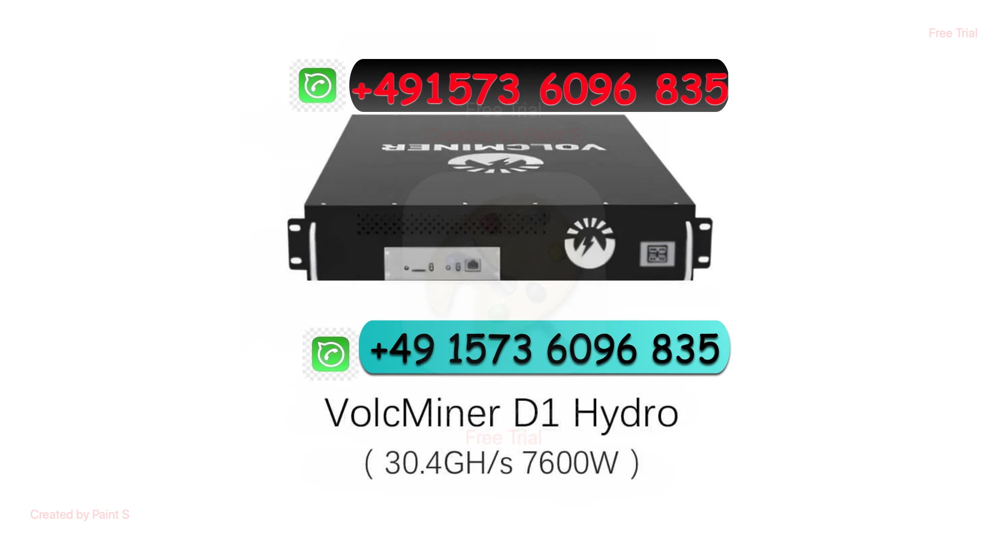 H . BEST OFFER SALES BUY 2 GET 1 Free Volcminer D1 Hydro 30.4Gh/s 7600W Litecoin Dogecoin Bells Miner