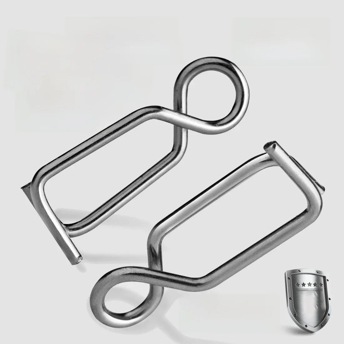 9KM 50 pièces 10mm calmar Snap perle Tataki changement rapide Clip calmar Jig crevette Snap acier inoxydable connecteur de leurre d'eau salée