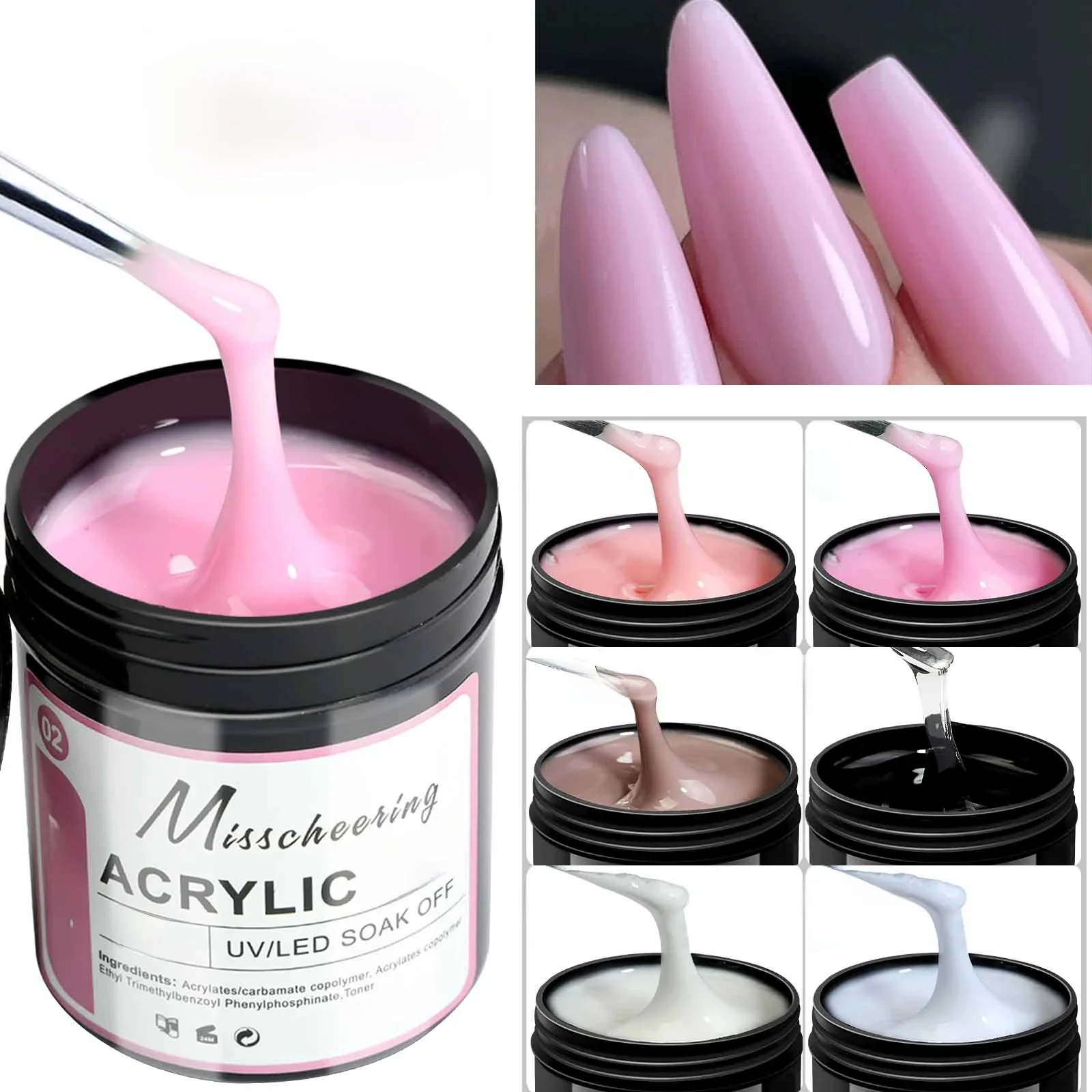 1Jar 100/150G Poly Nail Gel Uv Led Uitgeharde Builder Nail Gel Acryl Kristal Nagelverlenging gel Voor Nagels Diy Thuis Salon - afbeelding 2