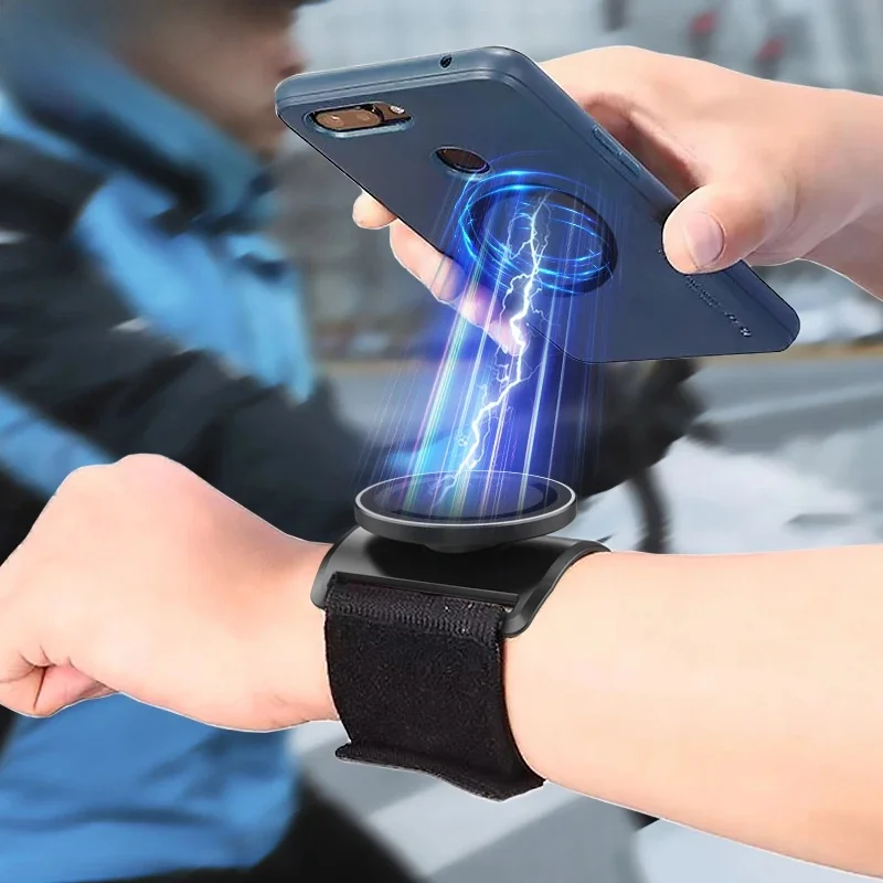 AliExpress Armband Wristband Mobile Phone Holder Magnetic Wrist Strap Phone Mount Stand for iPhone 16 MagSafe Xiaomi for Cycling Hiking Gym