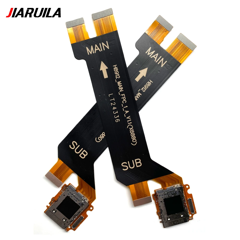 10PCS  For Infinix Hot 50 Pro Plus 4G SIM Card Reader Holder Slot Flex Ribbon Cable Connector Board