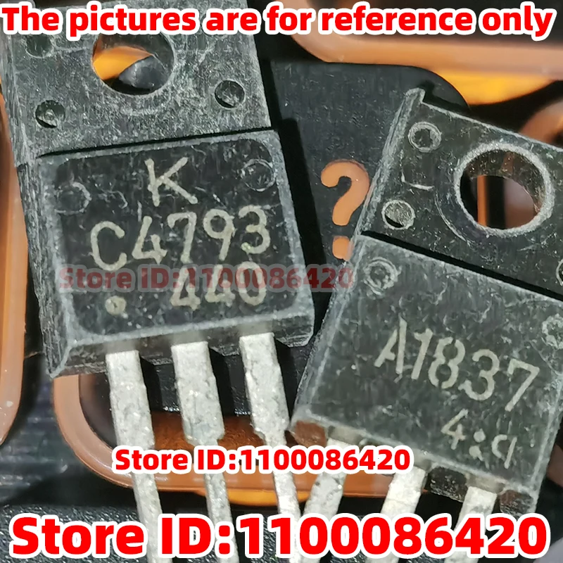 50-10 pairs Original 2SA1837 2SC4793 A1837 C4793 New TO-220 Push tube Audio amplifier pairing tube