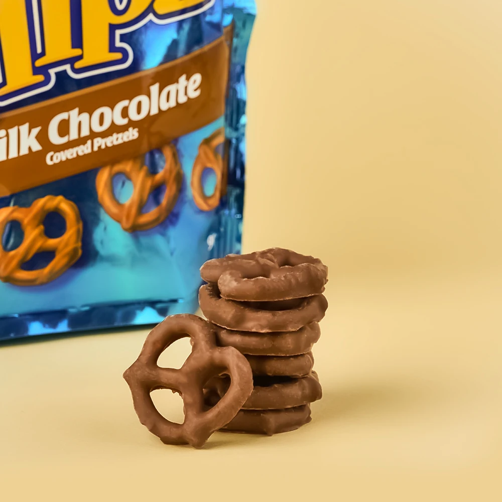 Flip's milk chocolate pretzel sweet salty chocolate snack 90g * 6 pieces