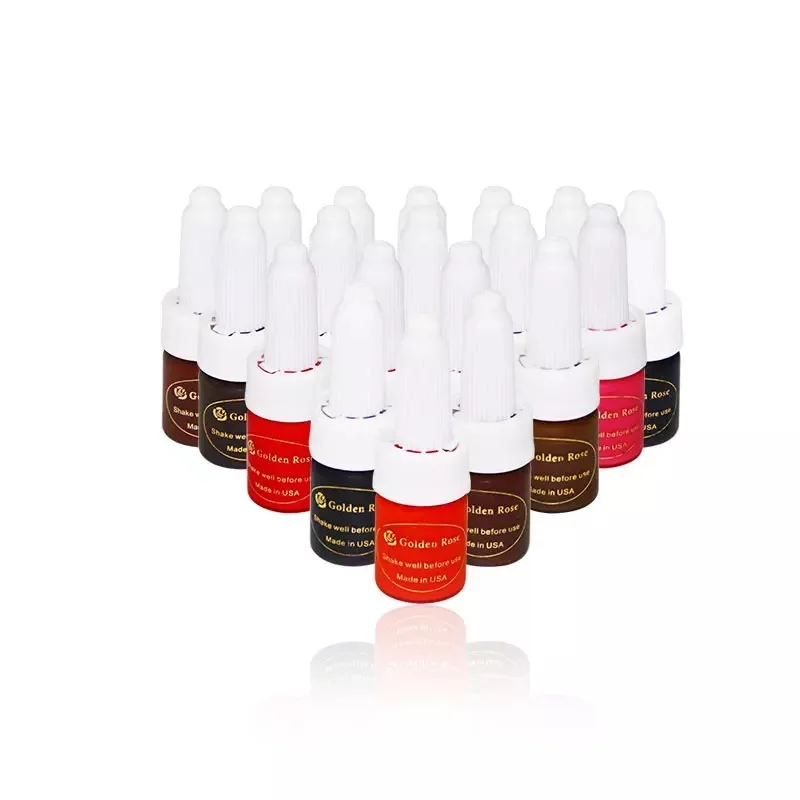 High Quality Liquid Color Microblading Tattoo Pigment Permanent Makeup Ink for Eyebrow Lip Eyeliner 5ML