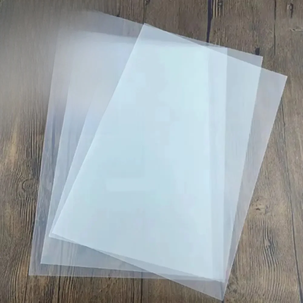 Feuilles de plastique rétractables, 10 pièces, Film thermorétractable amusant, translucide, Film d'art rétractable, papier, fournitures faites à la main, décoration de fête