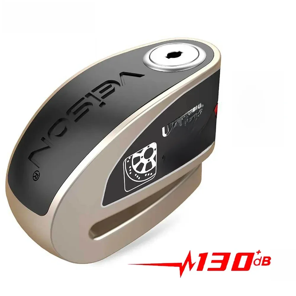 AliExpress Waterproof Motorcycle Alarm Lock Bike Disc Lock Warning 130DB Theft Brake Rotor Padlock Disc Brake Lock Security