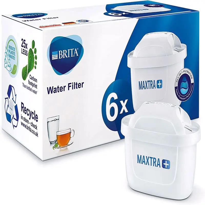 BRITA MAXTRA+ Water Filter Cartridges - for all BRITA Water Filter Jugs, reducing Chlorine, Limescale and Impurities