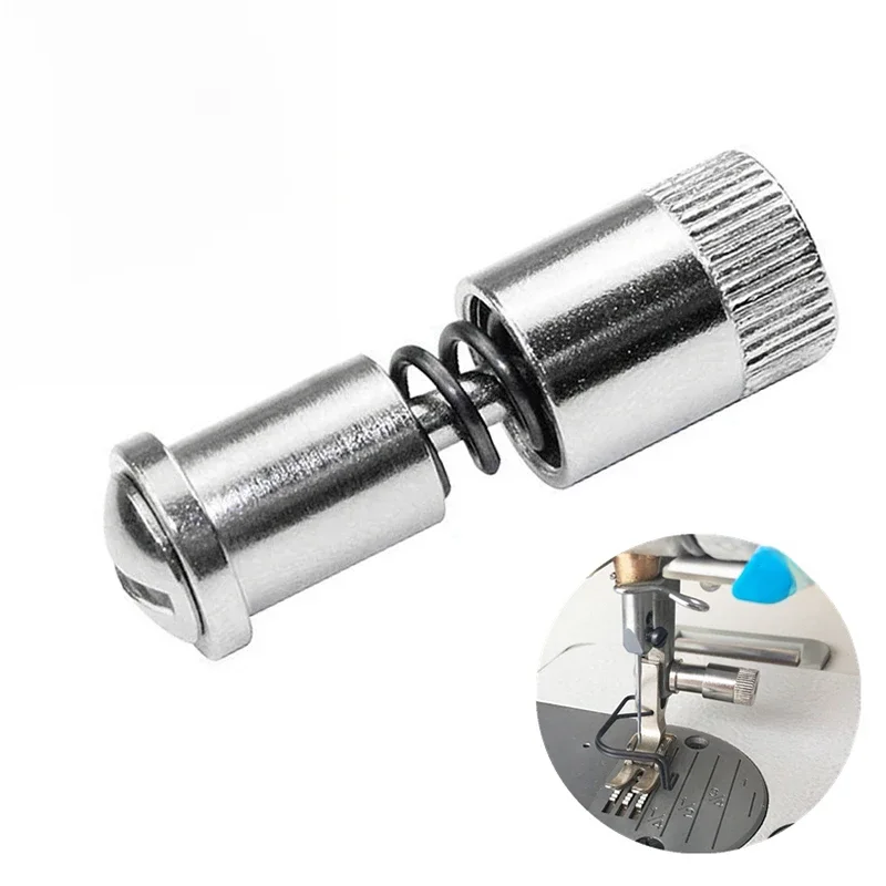 Pied-de-biche à changement rapide, dispositif à vis, point de verrouillage industriel, pièces de Machine à coudre, pince instantanée, support de pieds facile à ressort, 1/5 pièces