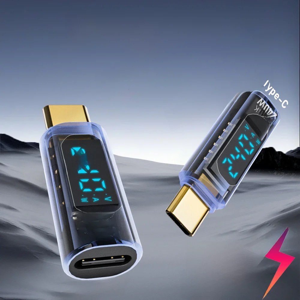 PDKAMPW-Adaptateur USB 4.0 40Gbps Type C vers C, Câble de Charge Rapide 8K @ 60Hz 5A pour MacPlePro PS5 Nintendo Switch Galaxy