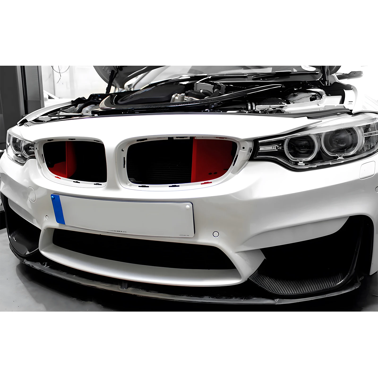 BEVINSEE Dynamic Air Intake Scoops For BMW N55 N20 F20 F30 135i 235i 335i 435i F21 F31 F32 F33 For Left Driving Side Air Scoops