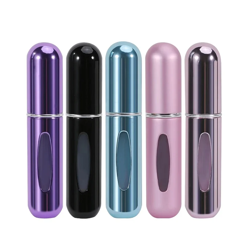 Distributeur de bouteilles de parfum de 5/10ml, fond rechargeable, auto-pompe, flacon pulvérisateur Recyclable, récipient cosmétique Portable, 1/5/10 pièces