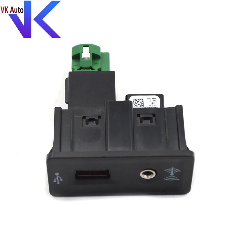 Für VW Golf 7 MK7 VII Für Passat B8 CarPlay Media USB AUX Schalter MIB2 MDI USB AMI Adapter Steckdose 5Q 0035726 E 5Q0 035 726E