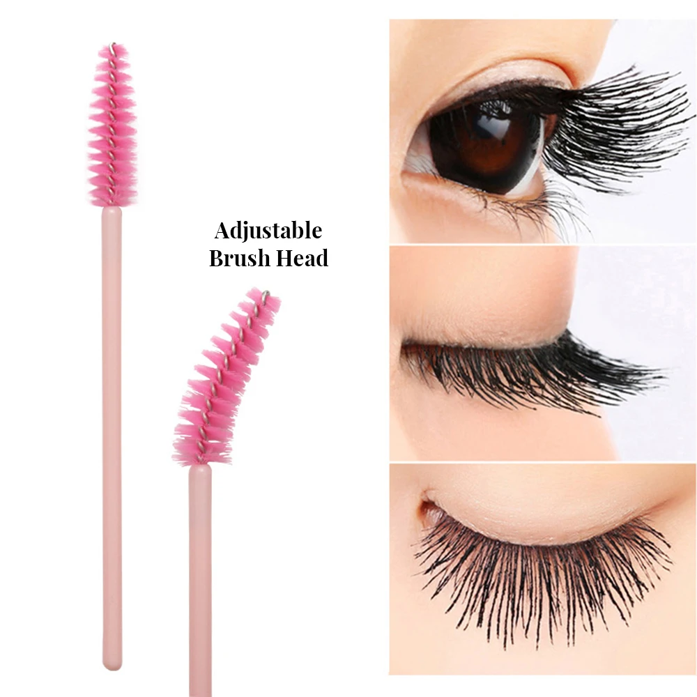 NAGA 50 Pcs/Pack Disposable Eyelash Brush Eyebrow Brush Fine Soft Brush Makeup brushes Makeup Tools Accessories Suppliers