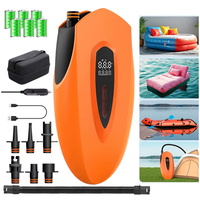 SUP Electric Pump 20PSI 12000mAh Electric SUP Air Pump with LED Light 12V DC Suitable for Inflatable Paddle Boards Tents