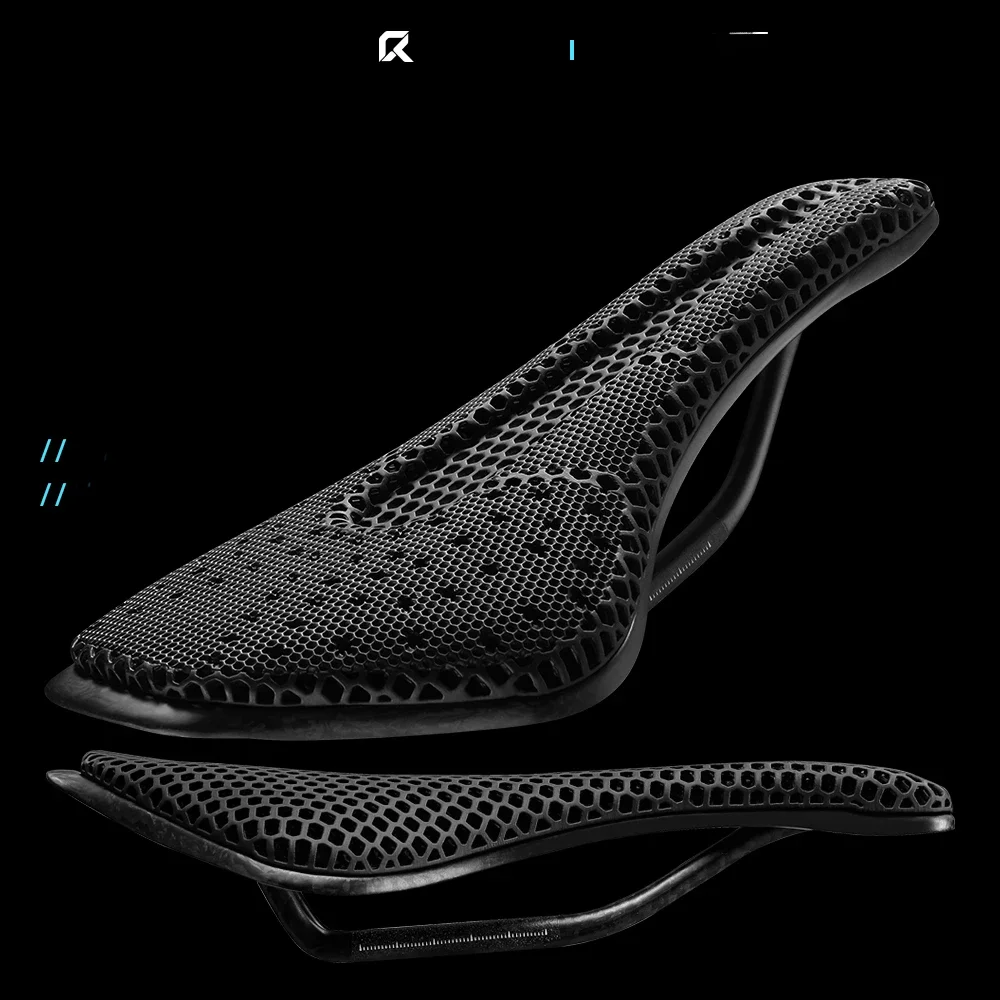AliExpress RYET Full Carbon 3D Printed Saddle Ultralight Hollow Comfortable Breathable MTB Road Racing Bike Cycling Seat Bicycle Accessory