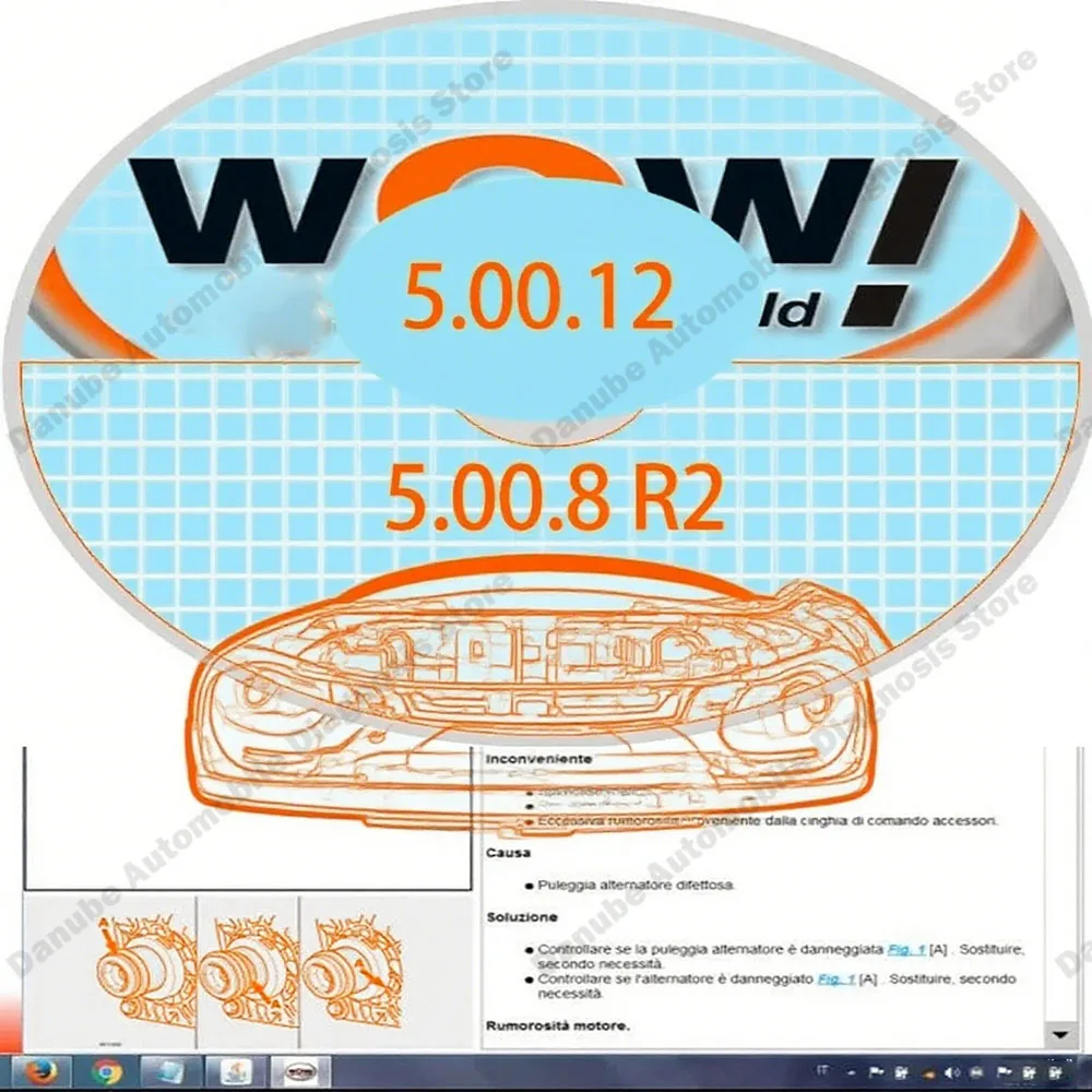 

Newest Wu-rt-h Wow 5.00.12 Diagnostic Magic wow 5.00.8 R2 Multilingual Kengen Tool for Auto Diagnosis - Supports Multi-Languages