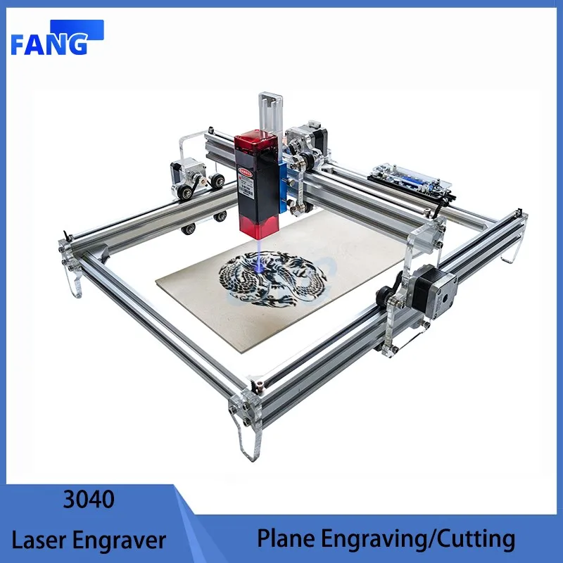 3040 small desktop automatic laser engraving machine wood carving cutting machine marking paper-cut cloth cutting