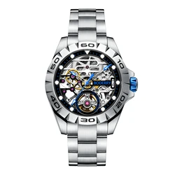Boderry Urban Men's Fashion Watches Luxury Automatic Mechanical Luminous Waterproof Stainless Steel Male Clock Relogio Masculino
