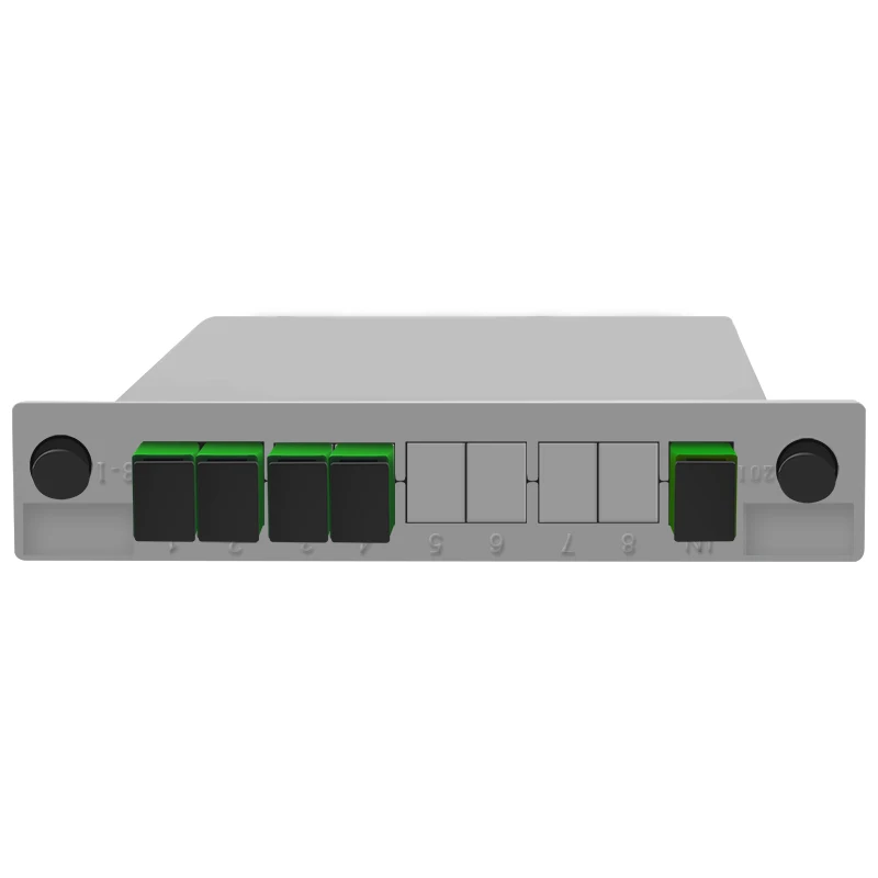 Glasvezel Splitter Sc Upc/Apc Lc 1-2 1-4 1-8 1-16 1-32 1-64 Cassettedoos Plug-In Type Cassettekaart Plc Splitter