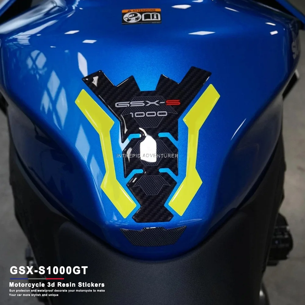 

GSX-S1000GT 3D Resin Stickers Motorcycle tank pad Protectors Sticker for GSXS 1000 GT GSX-S 1000gt 2022