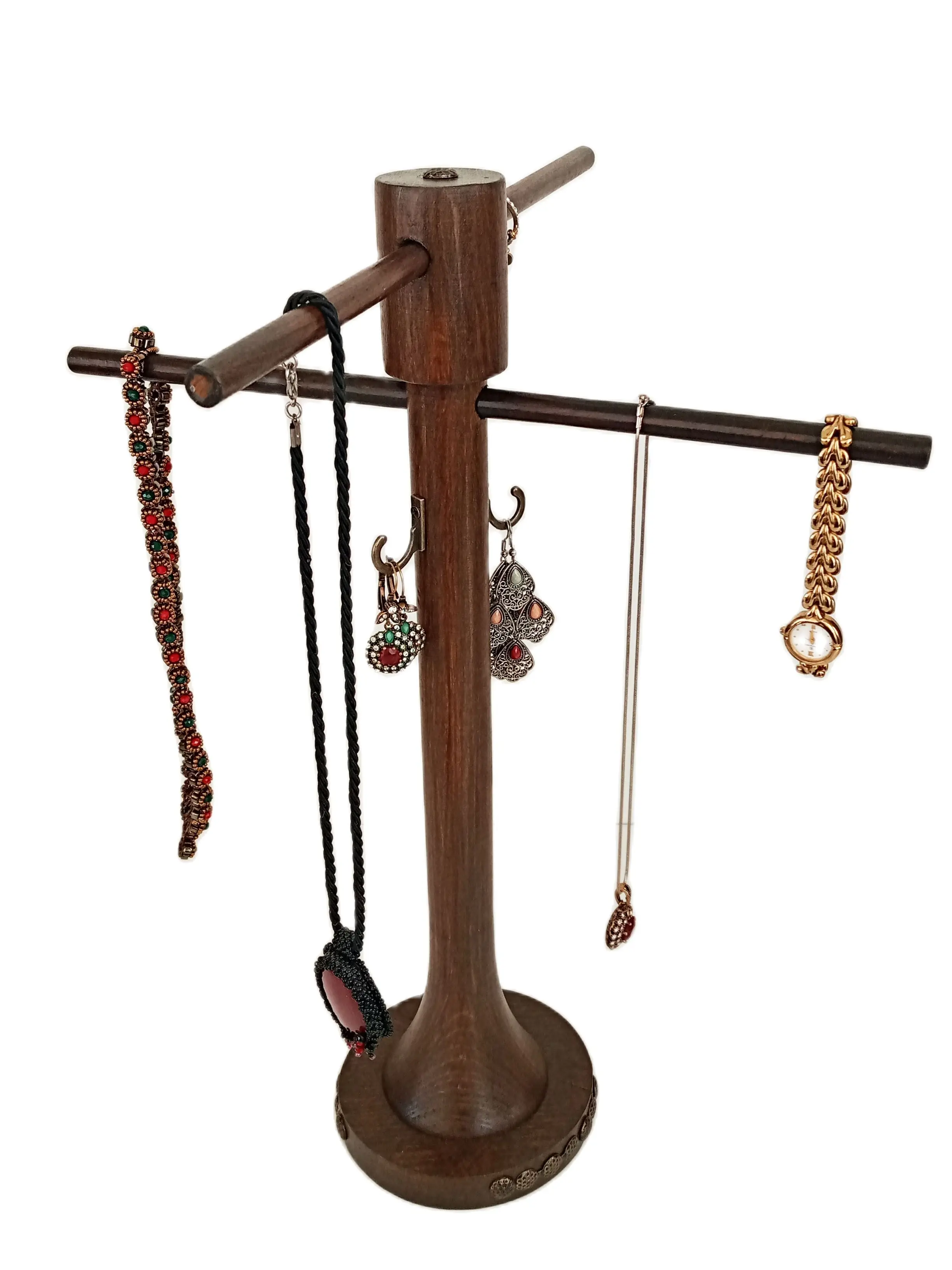 Authentic Wooden Handmade Jewelry Hanger.